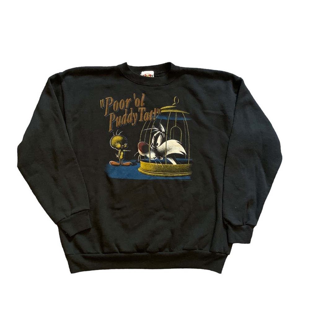 1996 Official Looney Toons, Tweety Bird, crewneck.